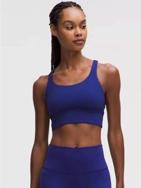Lululemon Deep Sea Blue Longline Energy Sports Bra 6